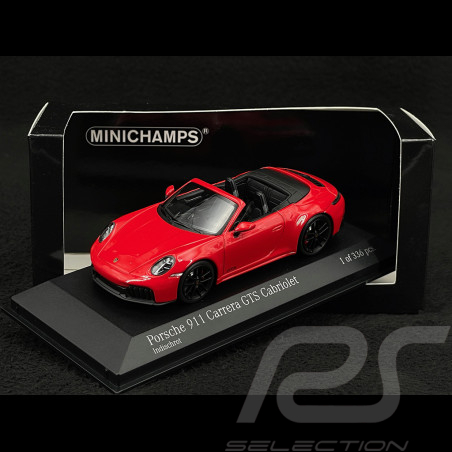 Porsche 911 Type 992.2 Carrera GTS Cabriolet 2024 Indischrot 1/18 Minichamps 410064130