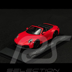 Porsche 911 Type 992.2 Carrera GTS Cabriolet 2024 Indischrot 1/18 Minichamps 410064130
