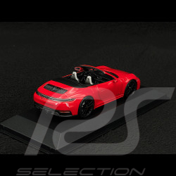 Porsche 911 Type 992.2 Carrera GTS Cabriolet 2024 Indian Red 1/18 Minichamps 410064130