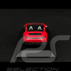 Porsche 911 Type 992.2 Carrera GTS Cabriolet 2024 Rouge Indien 1/18 Minichamps 410064130