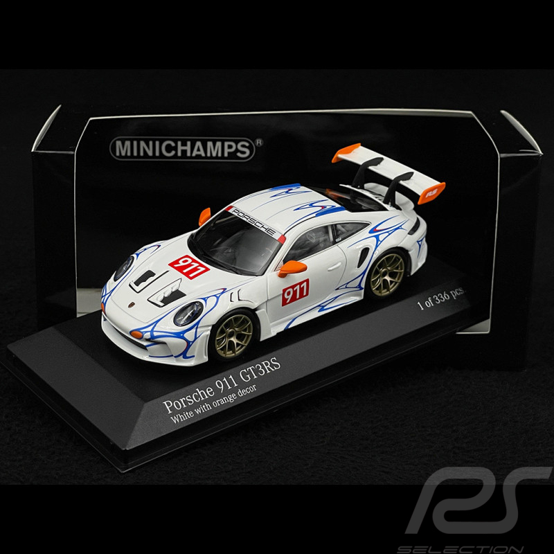 Porsche 911 GT3 RS Typ 992 n° 911 2023 1/43 Minichamps 410062115