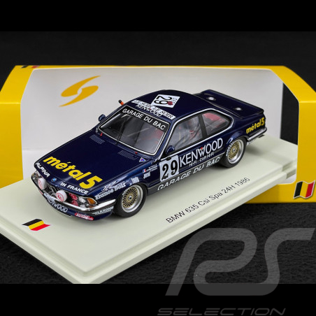 BMW 635 Csi n° 29 24h Spa Francorchamps 1986 1/43 Spark SB671