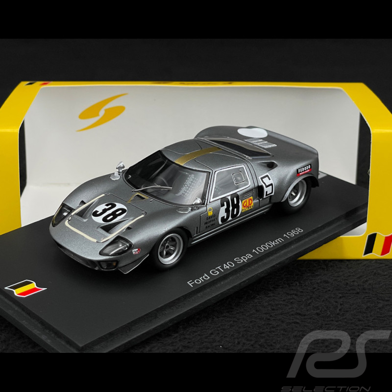 Ford GT40 n° 38 1000km Spa Francorchamps 1968 1/43 Spark SB185
