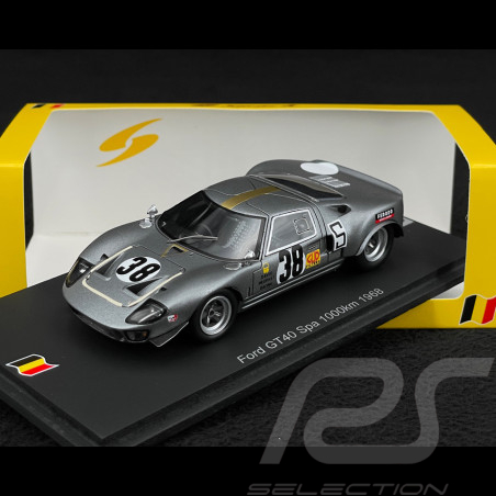 Ford GT40 n° 38 1000km Spa Francorchamps 1968 1/43 Spark SB185