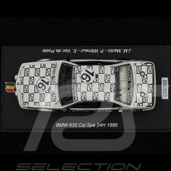 BMW 635 Csi n° 16 24h Spa Francorchamps 1986 1/43 Spark SB666