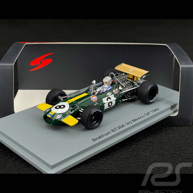 Brabham BT26A n° 8 3ème GP Mexique 1969 F1 1/43 Spark S8323