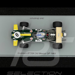 Brabham BT26A n° 8 3rd Mexican GP 1969 F1 1/43 Spark S8323