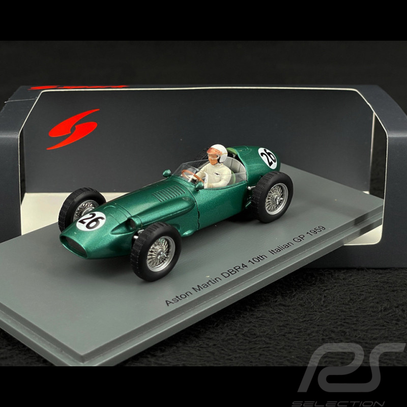 Aston Martin DBR4 n° 26 10ème GP Italie 1959 1/43 Spark S8138