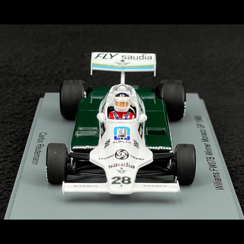 ミニカー Williams FW07B C. Reutemann 1980 1/43 Carlos Reutemann Williams FW07B n° 28 Winner Monaco GP 1980 F1 1