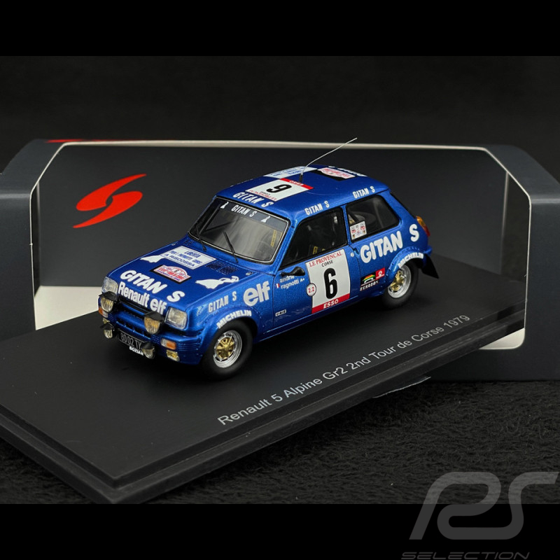 Renault 5 Alpine n° 6 Gr.2 2nd Tour de Corse 1979 1/43 Spark S6032