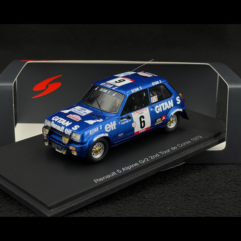 Solido 1/43 - R5 Alpine GR2 #6 - Tour De Corse 1979 - Ragnotti - Bleu - Occasion