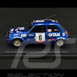 Renault 5 Alpine n° 6 Gr.2 2. Tour de Corse 1979 1/43 Spark S6032