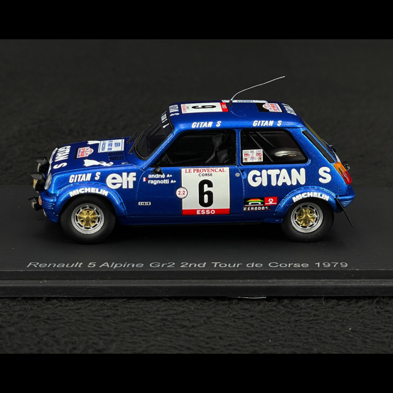 Miniature Mini Racing 0042 Talbot Lotus Gr4 N°41 - Tour De Corse 1979 - 1:43 - Occasion Boîte D'origine