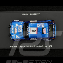 Renault 5 Alpine n° 6 Gr.2 2ème Tour de Corse 1979 1/43 Spark S6032
