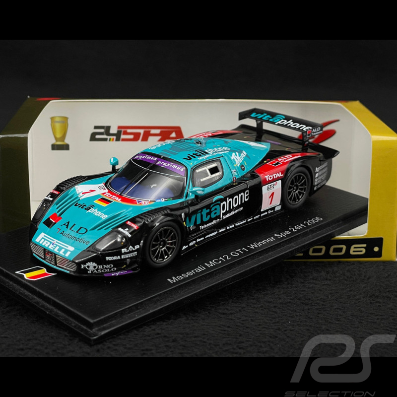 Maserati MC12 GT1 n° 1 Sieger 24h Spa Francorchamps 2006 1/43 Spark 43SPA2006