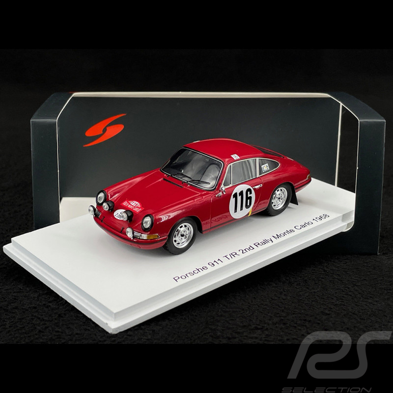 Porsche 911 T/R n° 116 2nd Monte Carlo Rally 1968 1/43 Spark S5580