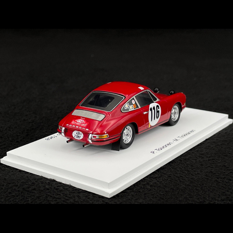Porsche 911 T/R n° 116 2nd Monte Carlo Rally 1968 1/43 Spark S5580