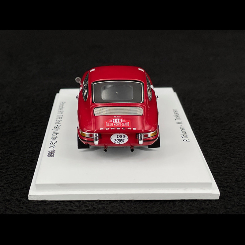 Trofeu DSN132 Porsche 911 N°116 Monte-Carlo 1968 - Équipage Toivonen - Échelle 1/43 - NEUF