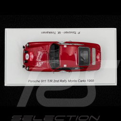 Porsche 911 T/R n° 116 2ème Rallye Monte Carlo 1968 1/43 Spark S5580