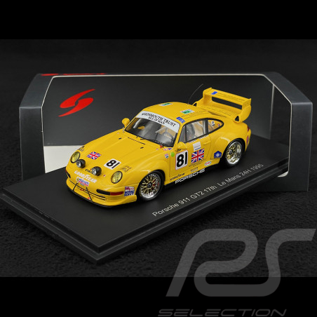 Porsche 911 GT2 Typ 993 n° 81 17. 24h Le Mans 1995 1/43 Spark S9900