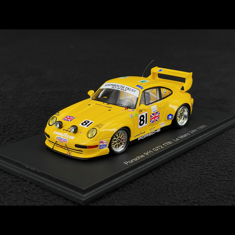 Miniature Spark 1/43 – Porsche 911 RS 3.0 N°77 Le Mans 1975 (T. Sabine)