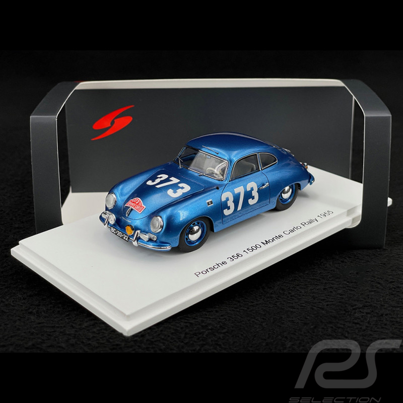 Porsche 356 1500 n° 373 Monte Carlo Rally 1955 1/43 Spark S6140