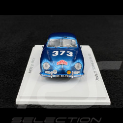 Porsche 356 1500 n° 373 Rallye Monte Carlo 1955 1/43 Spark S6140