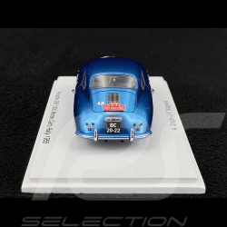 Porsche 356 1500 n° 373 Monte Carlo Rally 1955 1/43 Spark S6140