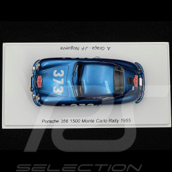 Porsche 356 1500 n° 373 Rallye Monte Carlo 1955 1/43 Spark S6140