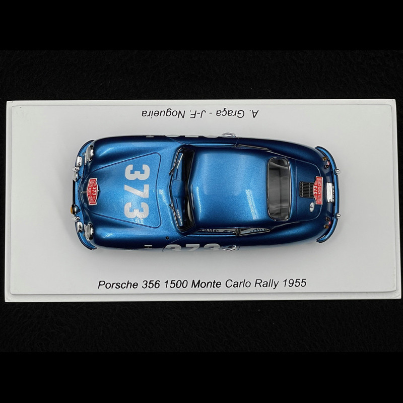 Spark 1/43 Porsche 356 1500 N°261 – Rallye Monte Carlo 1955 – Pilote J. Vilréon (Miniature De Collection)
