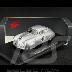 Porsche 356 SL n° 47 24h Le Mans 1952 1/43 Spark S9702
