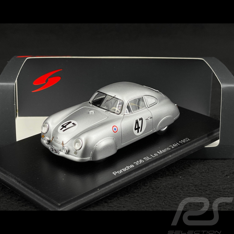 Porsche 356 SL n° 47 24h Le Mans 1952 1/43 Spark S9702