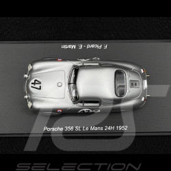 Porsche 356 SL n° 47 24h Le Mans 1952 1/43 Spark S9702
