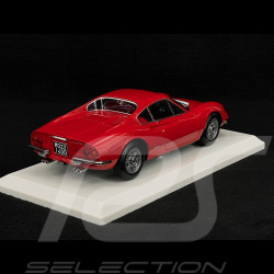 Set of 2 Ferrari Dino 246 GT 1968 Red 1/18 Norev + Book Dino GT - L'Inoubliable Ferrari