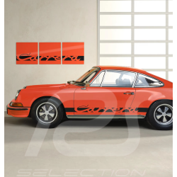 Porsche 911 Wall Art Carrera 2.7 Tangerine Orange WAP0502030S0CC
