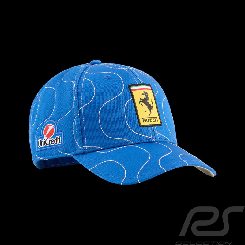 Ferrari Cap Monza Puma F1 Team Leclerc / Hamilton Blau 701234741-001