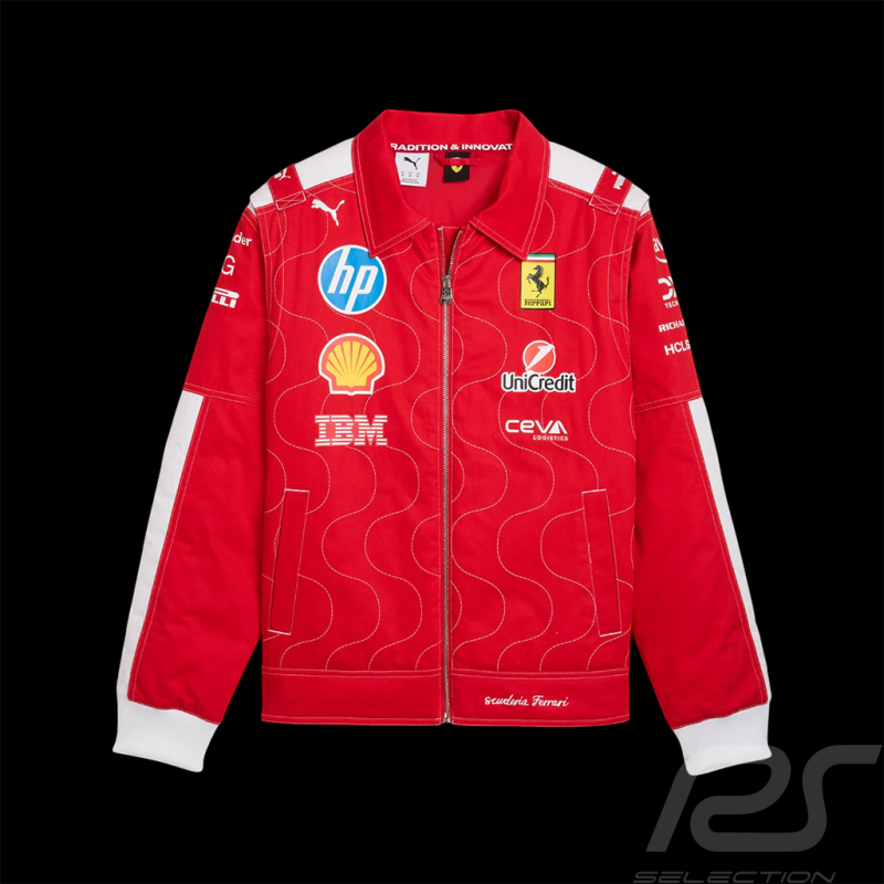Ferrari Jacke Monza Puma F1 Team Leclerc / Hamilton Rot 701236776-001 - unisex