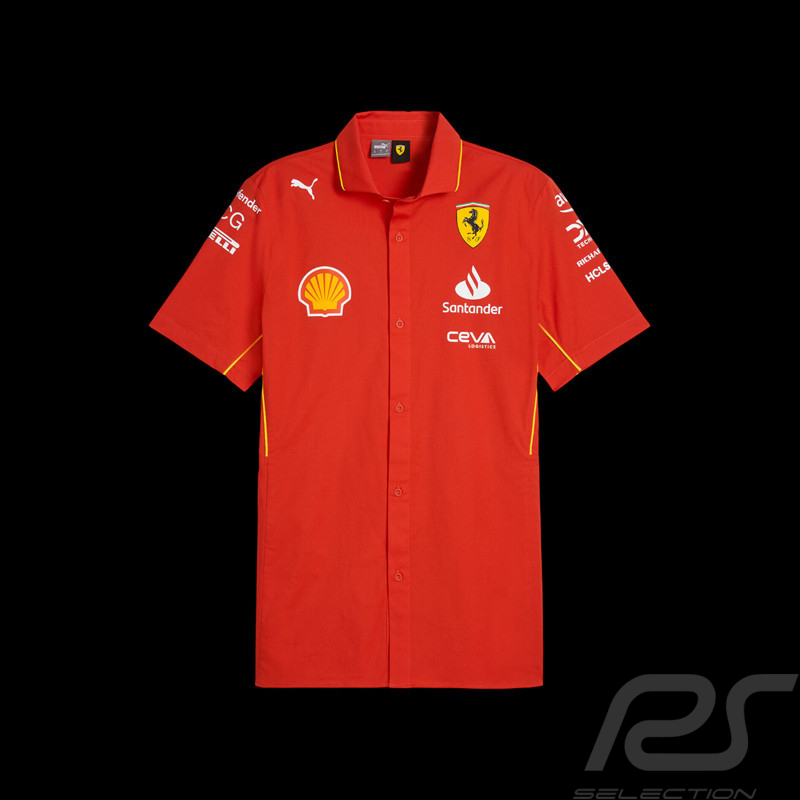 Chemise Ferrari Puma F1 Team Leclerc / Hamilton Rouge 701234913-001 - mixte