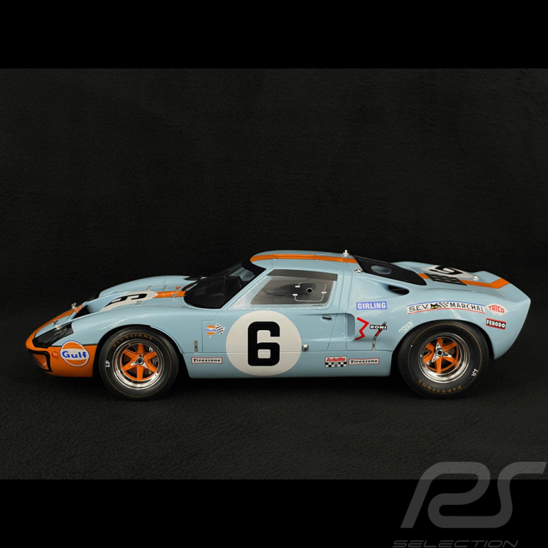 Ford GT40 MK1 n° 6 Vainqueur 24h Le Mans 1969 1/12 Werk83 W1201501