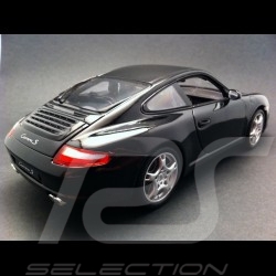 Porsche 997 Carrera S Coupe noire 1/18 Welly 18004W