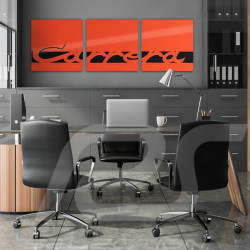 Porsche 911 Wandkunst Carrera 2.7 Tangerine Orange WAP0502030S0CC