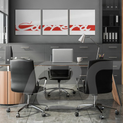 Porsche 911 Wandkunst Carrera 2.7 weiß Grand Prix / Rot WAP0502020S0CC