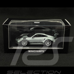 Porsche 911 GT3 RS Type 992 2024 Weissach Package Fish Silver Gray Metallic 1/43 Minichamps 410062117