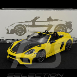 Porsche 718 Spyder RS Pack Weissach 2024 Jaune Racing 1/18 Minichamps 110063132