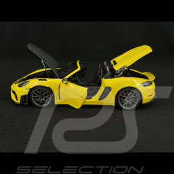Porsche 718 Spyder RS Pack Weissach 2024 Jaune Racing 1/18 Minichamps 110063132
