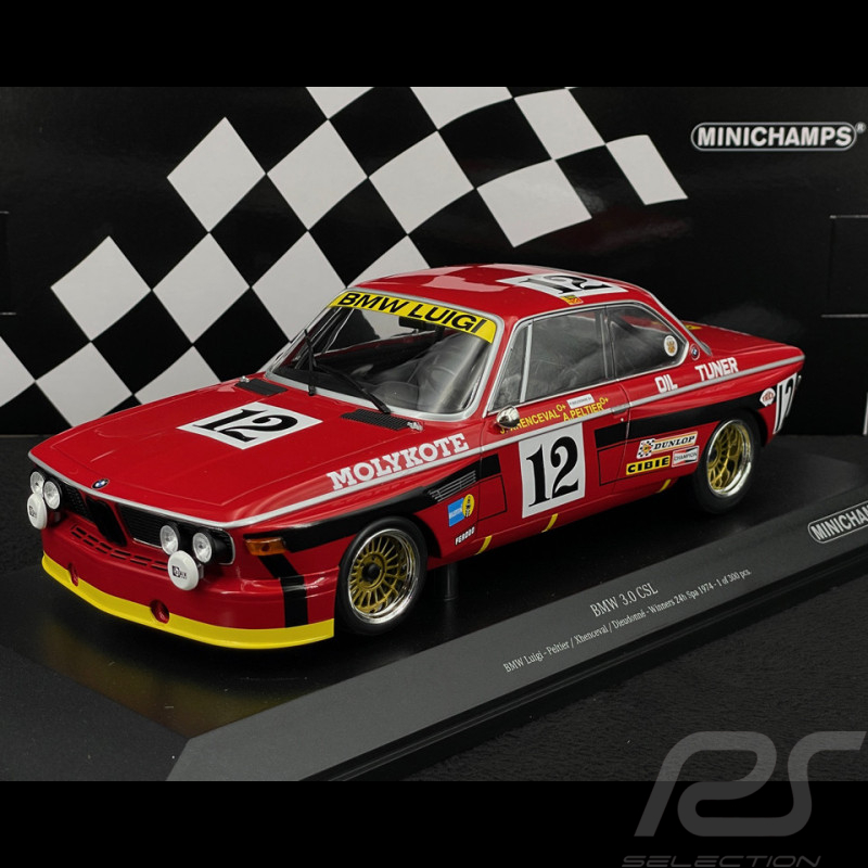 BMW 3.0 CSL n° 12 Sieger 24h Spa 1974 1/18 Minichamps 155742612