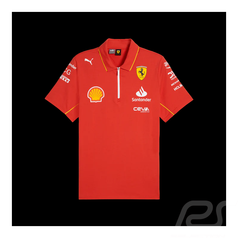 Polo Ferrari Puma F1 Team Leclerc / Hamilton Rouge 701228000-001 - mixte