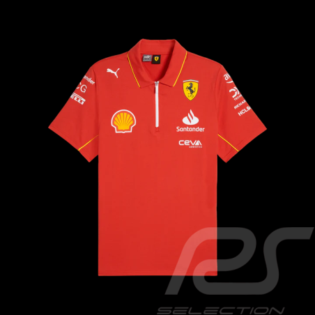 Ferrari Polo-Shirt Puma F1 Team Leclerc / Hamilton Red 701228000-001 - unisex
