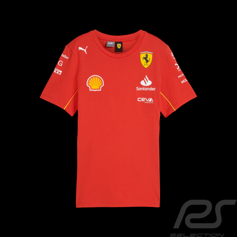 T-shirt Ferrari Puma F1 Team Leclerc / Hamilton Rouge 701228006-001 - femme