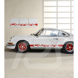Porsche 911 Wandkunst Carrera 2.7 weiß Grand Prix / Rot WAP0502020S0CC